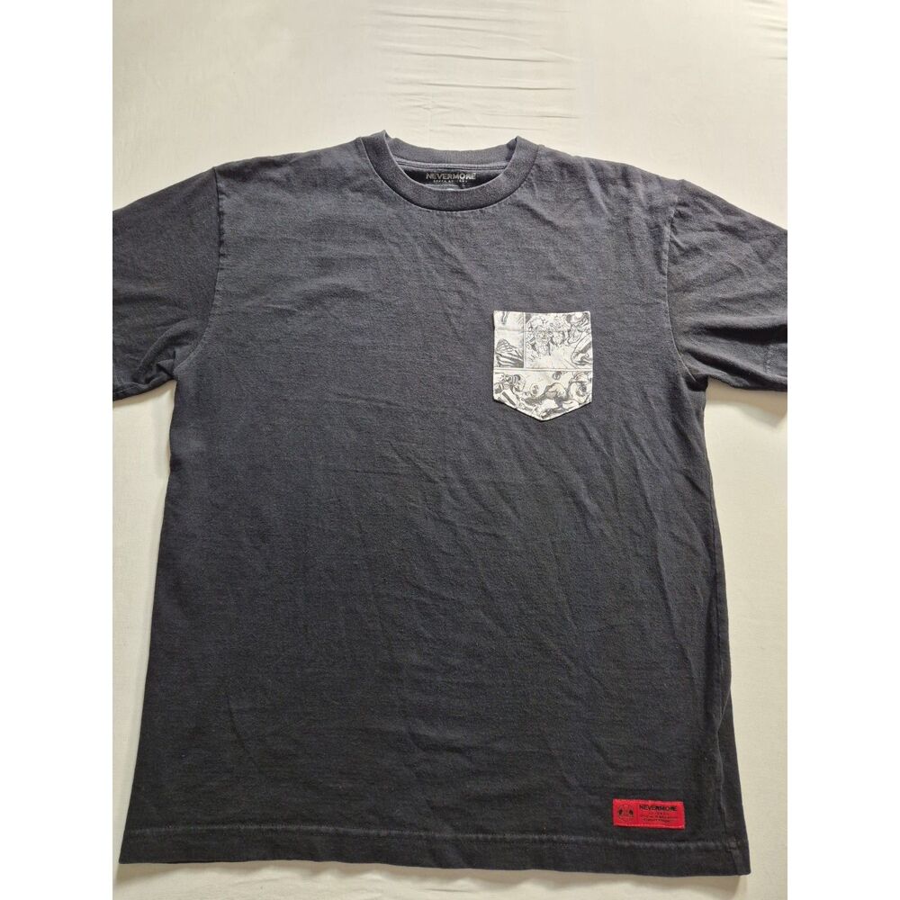Nevermore South Chicago Marvel Pocket T-Shirt Dark Gray Small